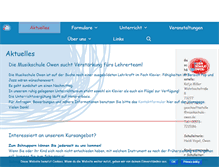 Tablet Screenshot of musikschule-owen.de